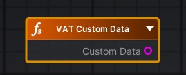 ASE VAT Custom Data node