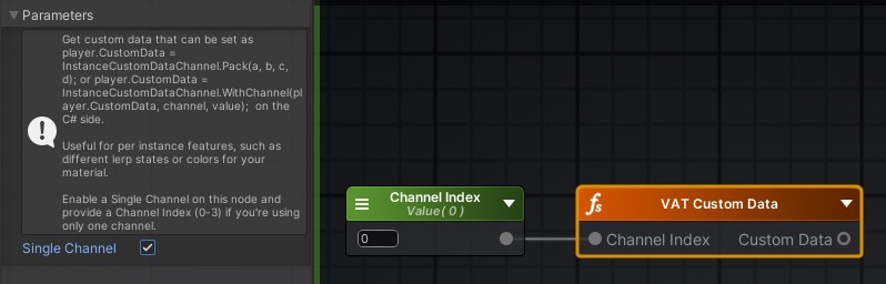 ASE VAT Custom Data single channel mode