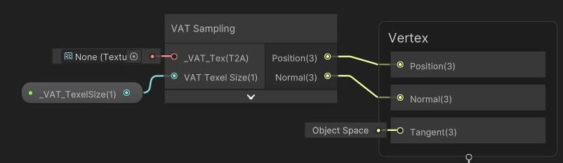 Shader Graph VAT Sampling connection